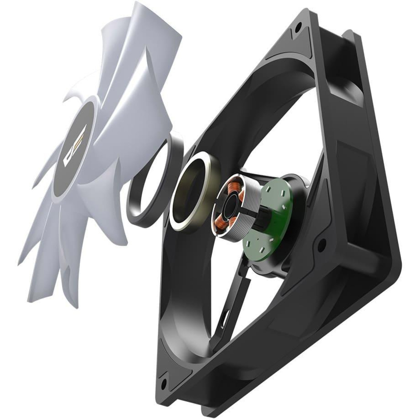 Вентилятор Darkflash CL12 molex 120mm Reinbow LED Black OEM (CL12 molex 120mm Reinbow LED)