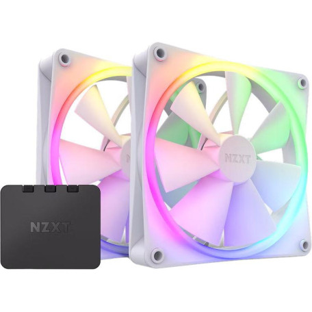 Комплект вентиляторів NZXT 2шт F140 RGB Twin Pack White (RF-R14DF-W1)