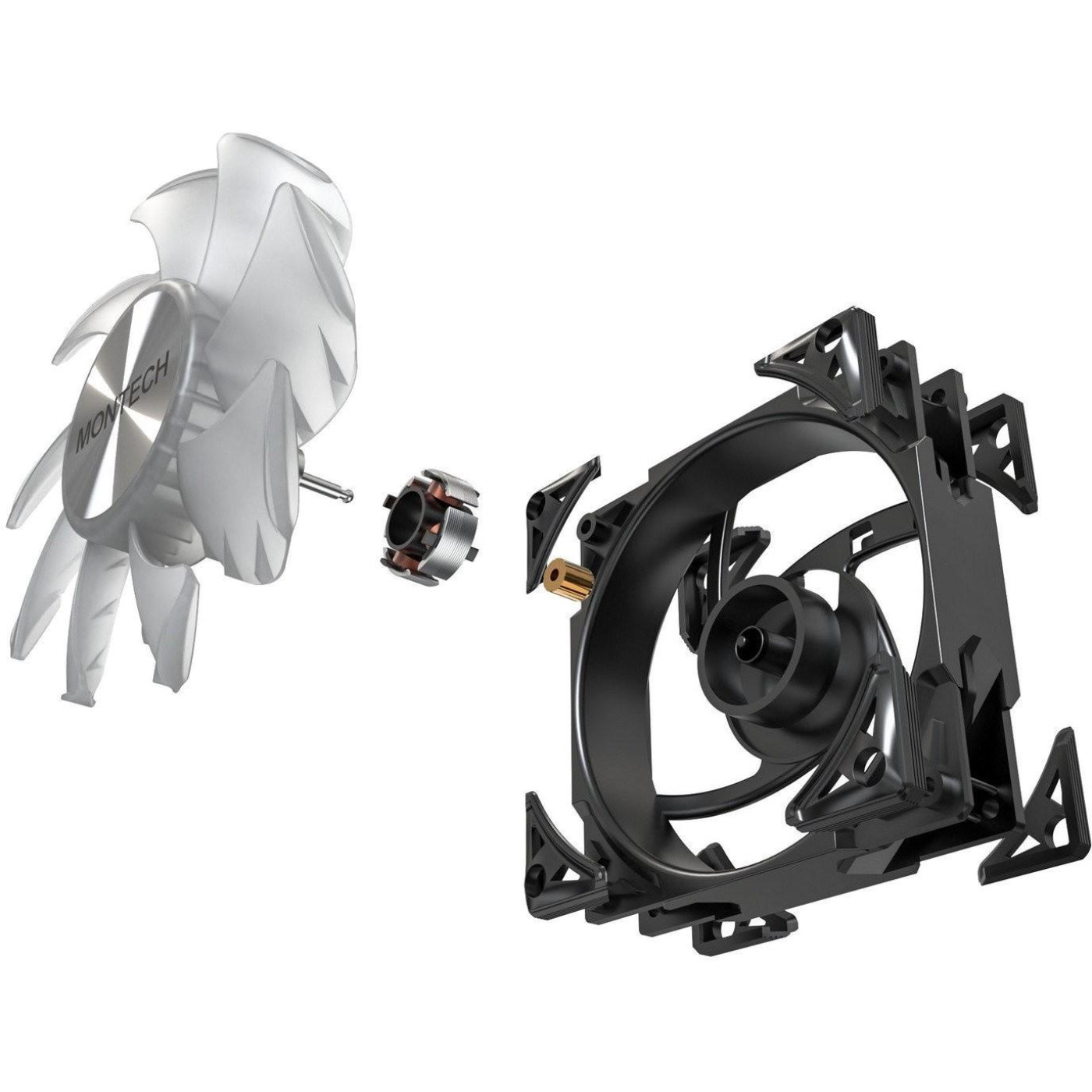 Вентилятор MONTECH 120MM METAL PRO 12 ARGB PWM BLACK (METAL PRO 12 ARGB PWM BLK)