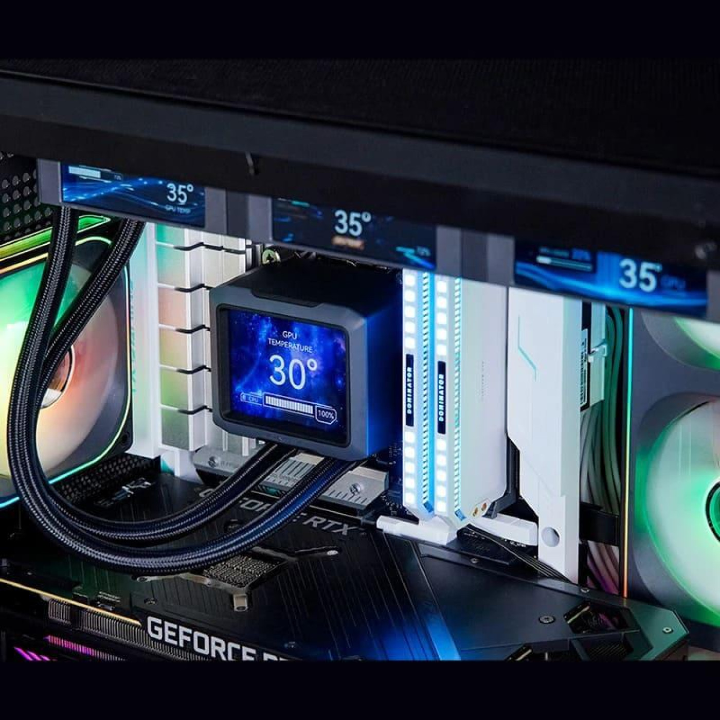 Вентилятор JONSBO ZC-360W 3in1 White U1