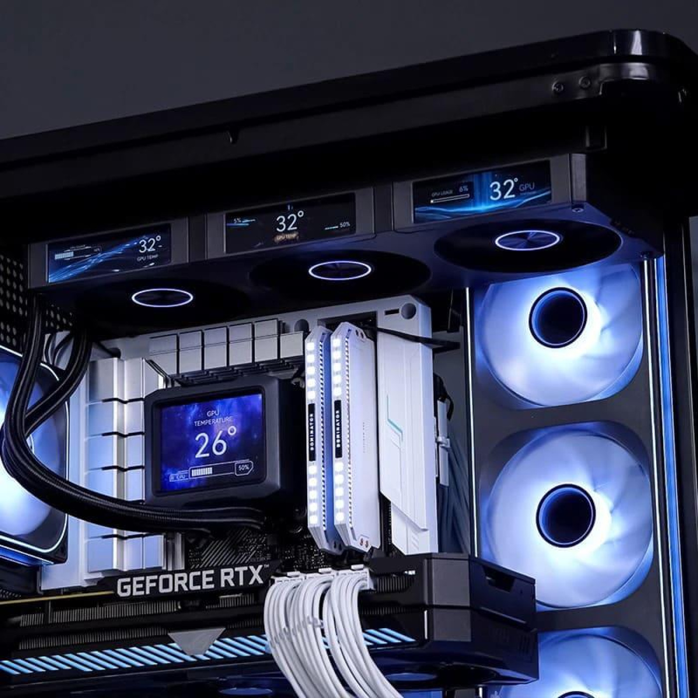 Вентилятор JONSBO ZC-360W 3in1 White U1