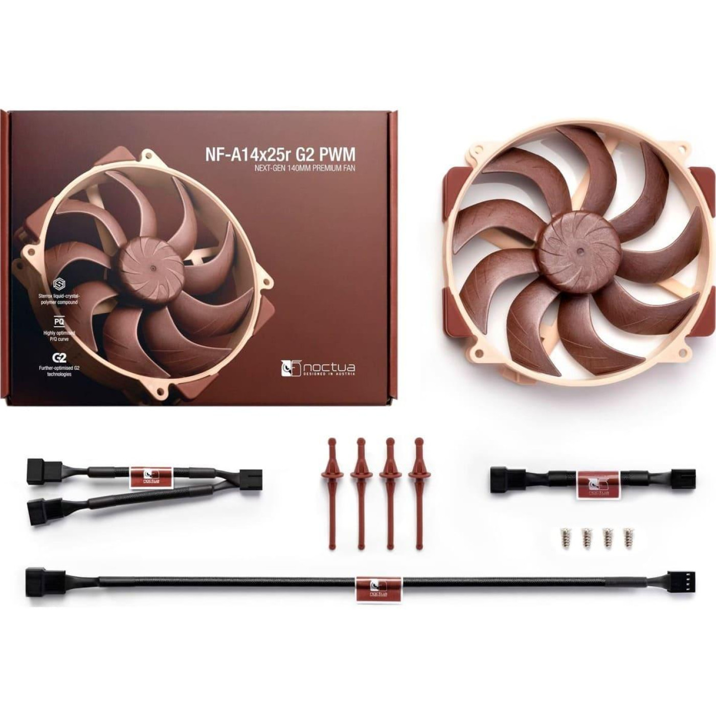 Вентилятор Noctua NF-A14X25R G2 PWM (NF-A14x25r G2 PWM)
