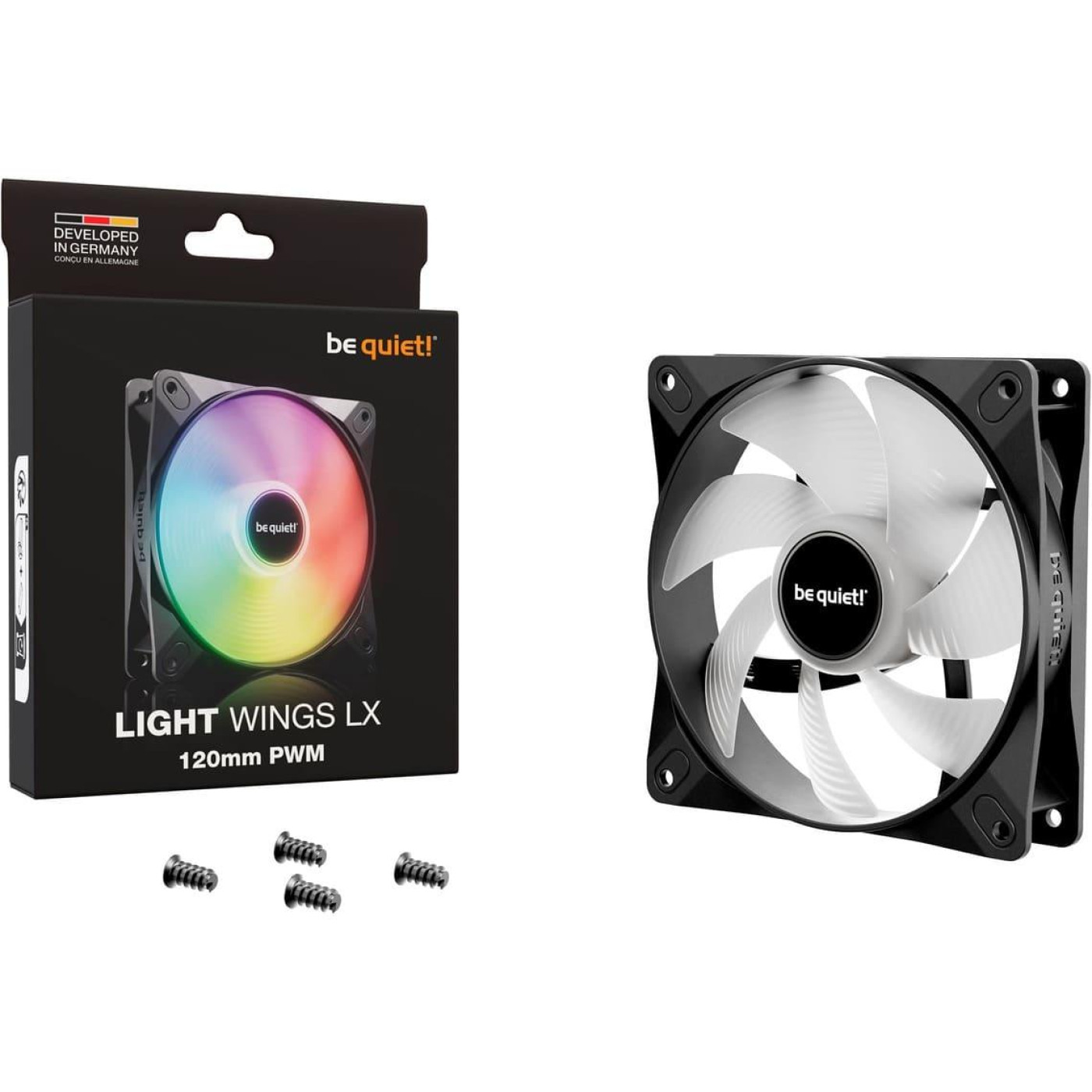Вентилятор Be quiet! LIGHT WINGS LX 120mm PWM (BL120)