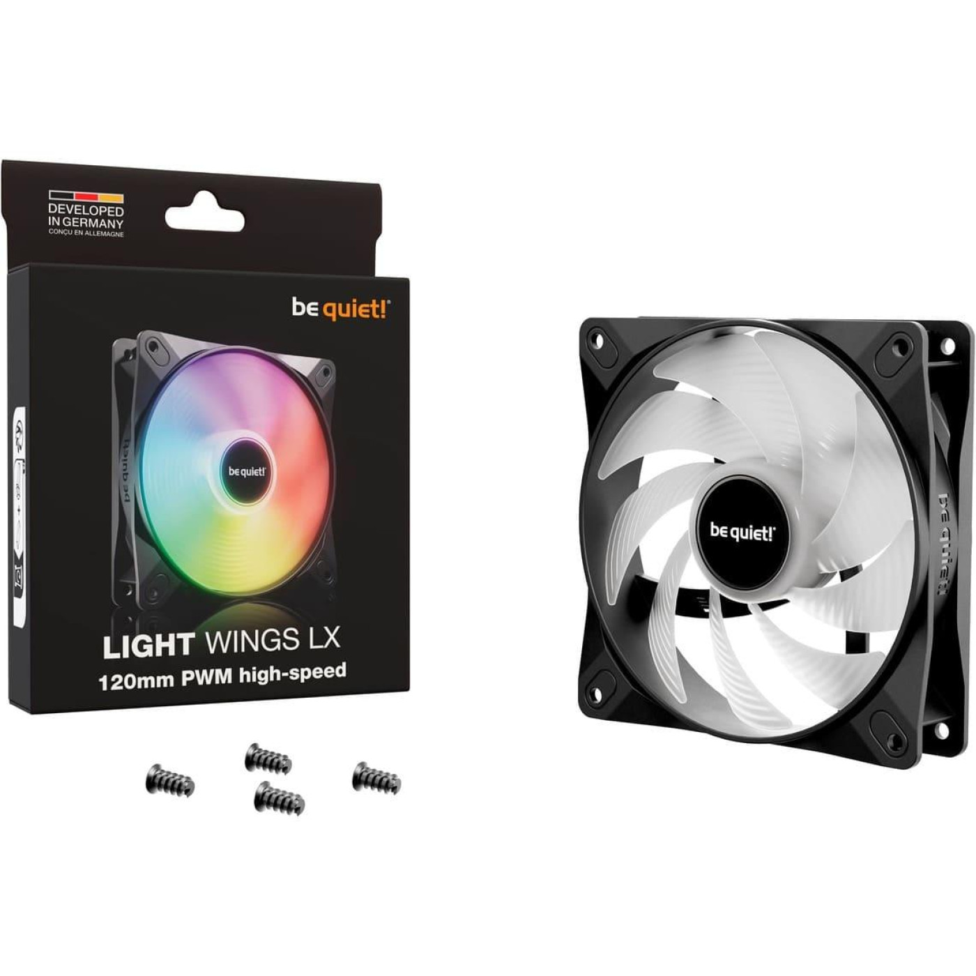 Вентилятор Be quiet! LIGHT WINGS LX 120mm PWM high-speed (BL123)