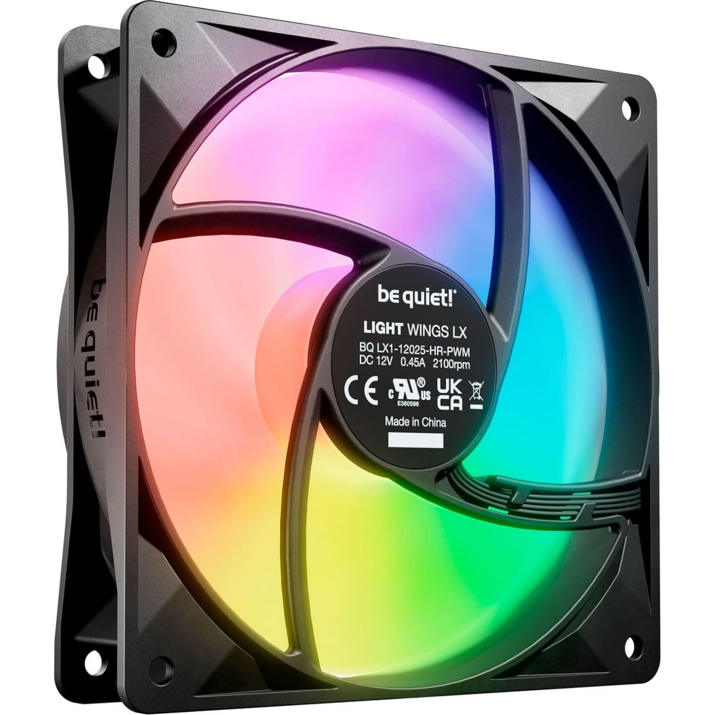 Комплект вентиляторів Be quiet! LIGHT WINGS LX 120mm PWM high-speed 3 шт (BL124)