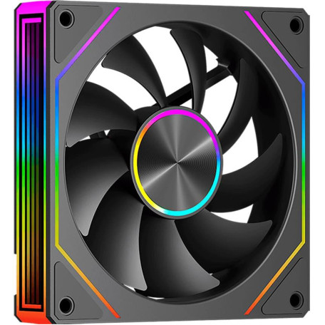Вентилятор PCCOOLER FG120R 120мм ARGB BK Reverse (F1G12R-BKAC112-GL) U1