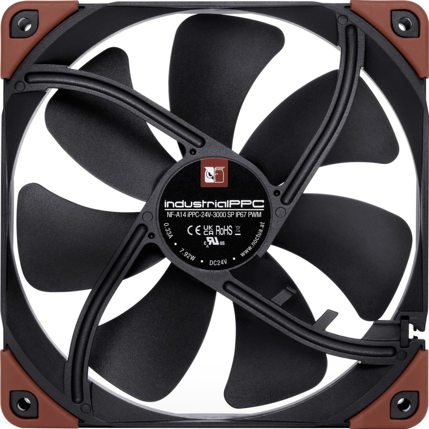 Вентилятор Noctua NF-A14iPPC-24V-3000 SP IP67 PWM 140мм