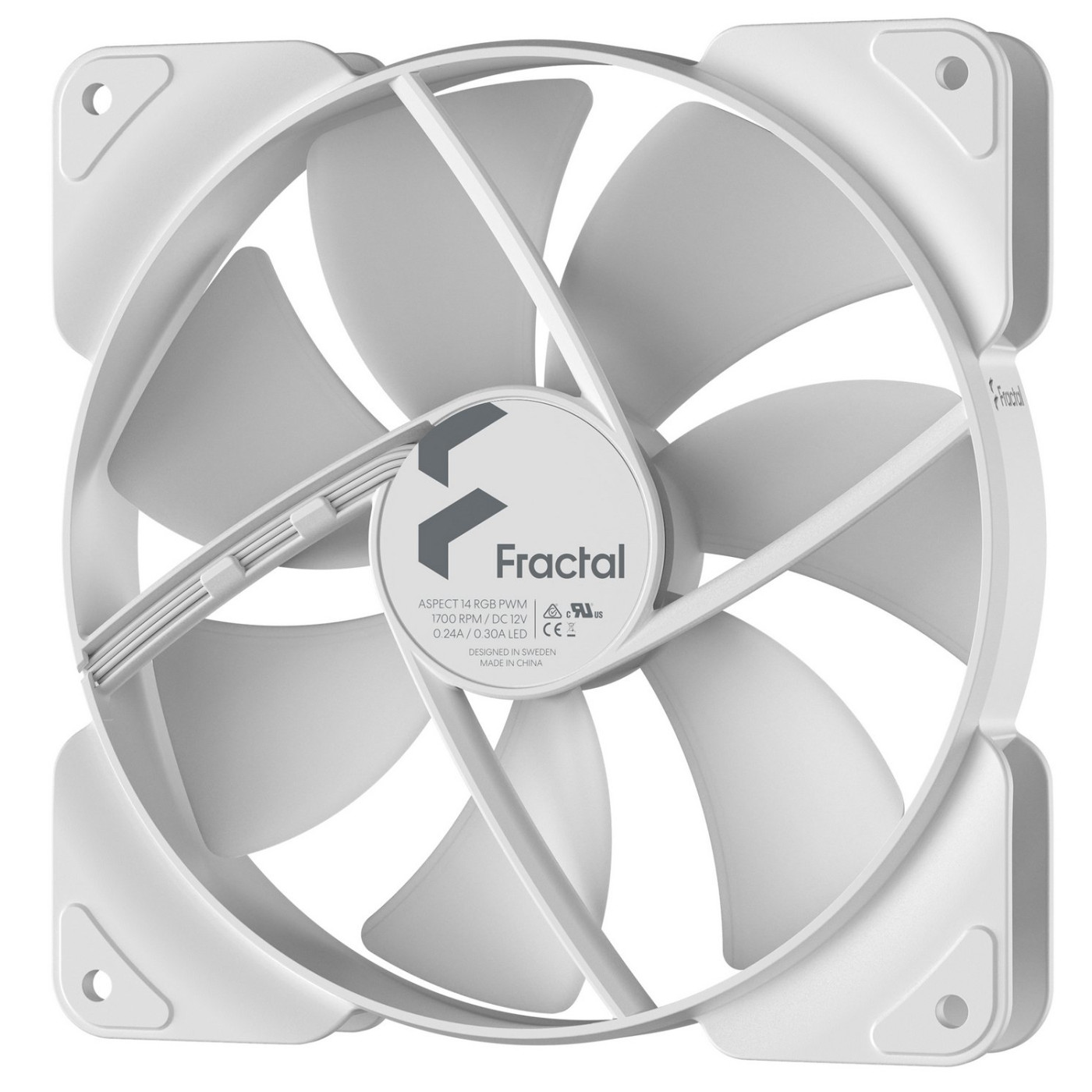 Вентилятор Fractal Design Aspect 14 RGB PWM White Frame FD-F-AS1-1409 (FD-F-AS1-1409)