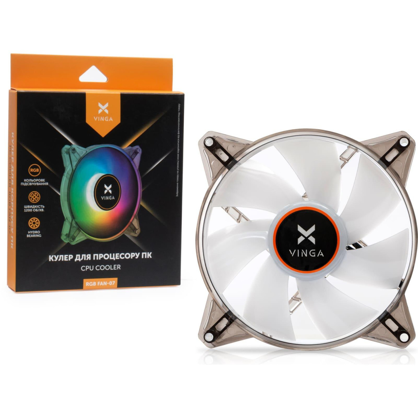 Вентилятор Vinga RGB fan-07 (RGB fan-07)