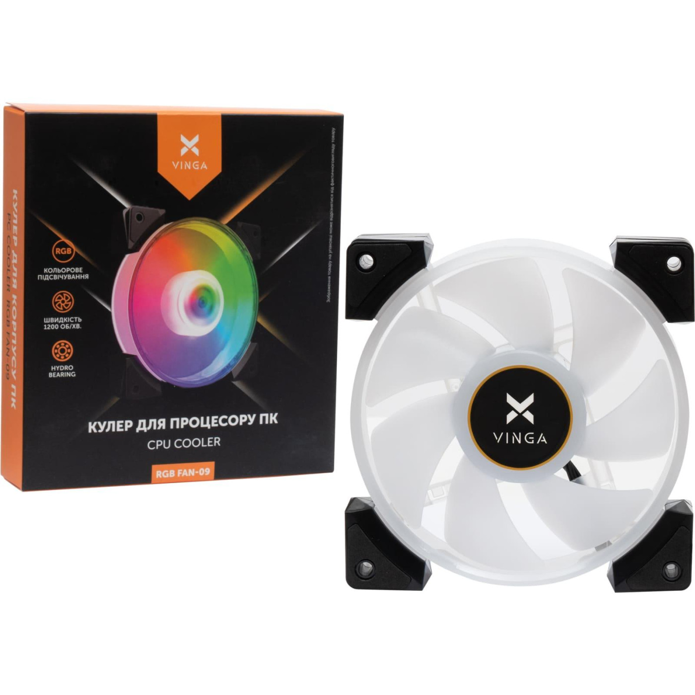 Вентилятор Vinga RGB fan-09 (RGB fan-09)