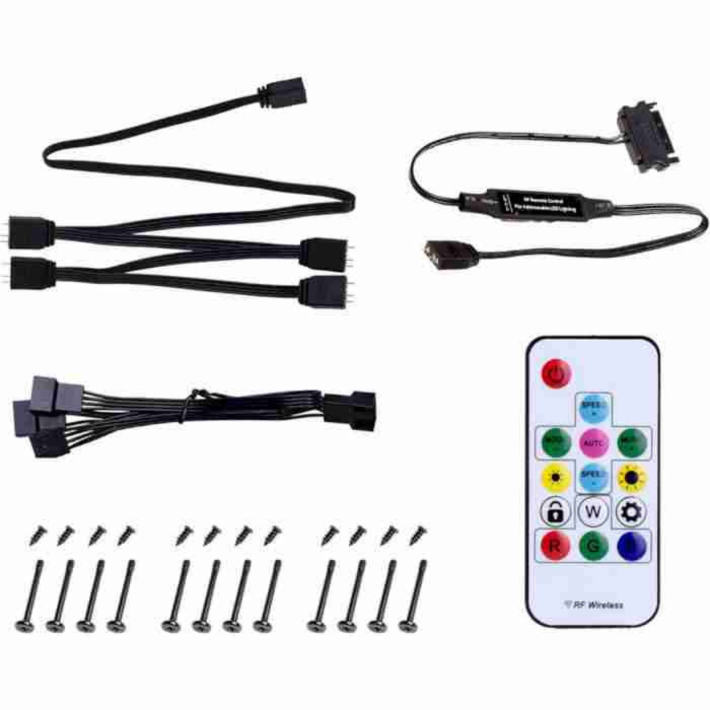 Комплект вентиляторов ID-Cooling DF-12025-ARGB-TRIO-SNOW (DF-12025-ARGB-TRIO-SNOW) Б/у