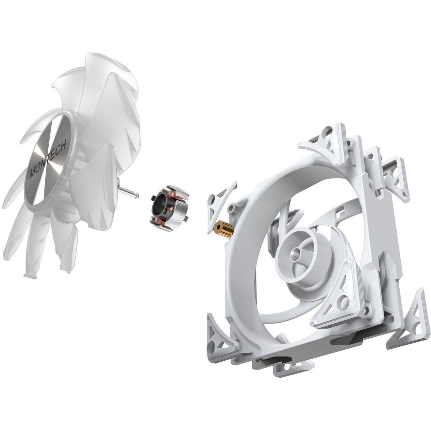 Вентилятор MONTECH 120MM METAL PRO 12 ARGB PWM WHITE (METAL PRO 12 ARGB PWM WHT)