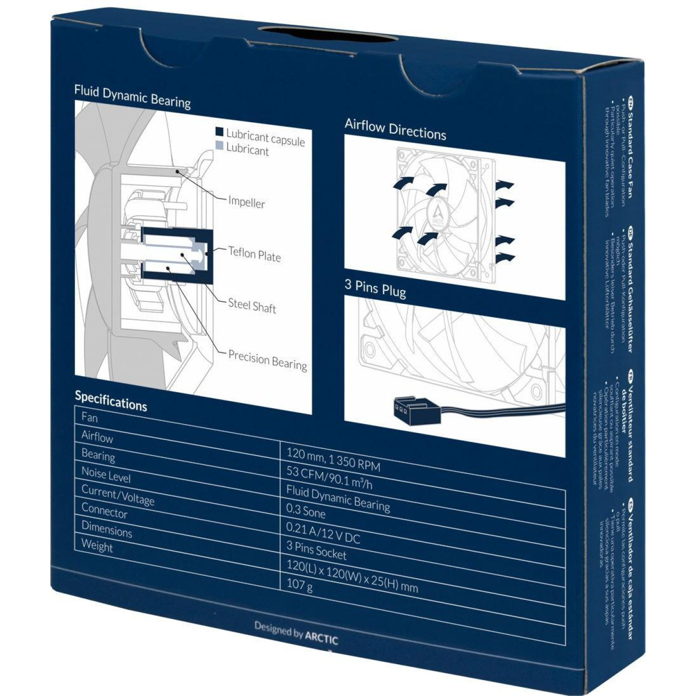 Вентилятор Arctic F12 120MM (ACFAN00201A)