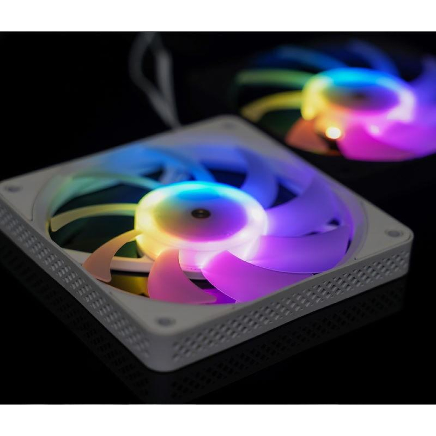 Вентилятор Jonsbo HF1215 White ARGB (120mm, 700-1800RPM, 29.7dB, 4pin+LED 3pin) (HF1215 White ARGB)