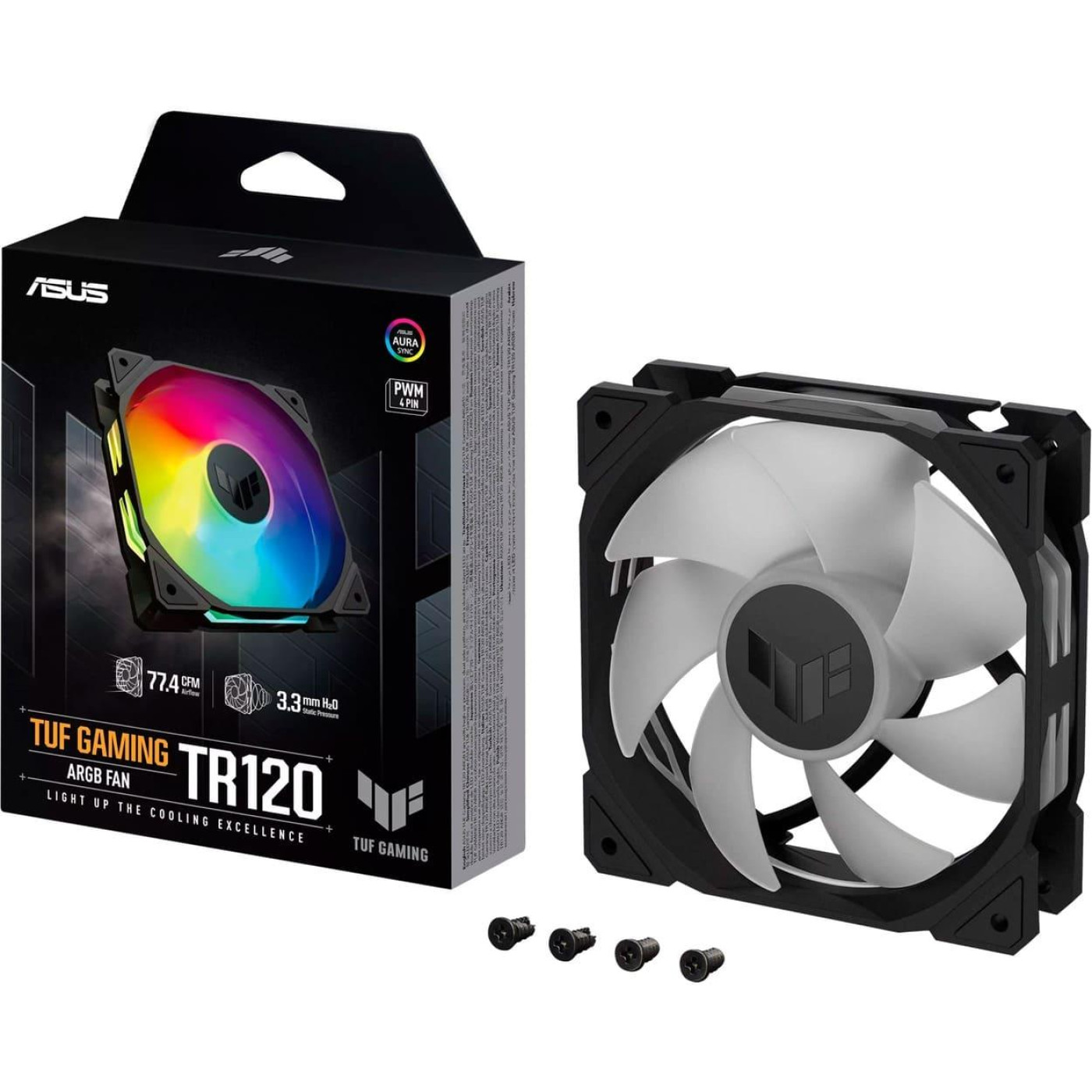 Вентилятор ASUS TUF Gaming 120мм TR120 ARGB Black (90DA0090-B09000)