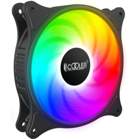 Вентилятор PcCooler Halo Dynamic Color Fan FX-120-3 Black (FX-120-3)