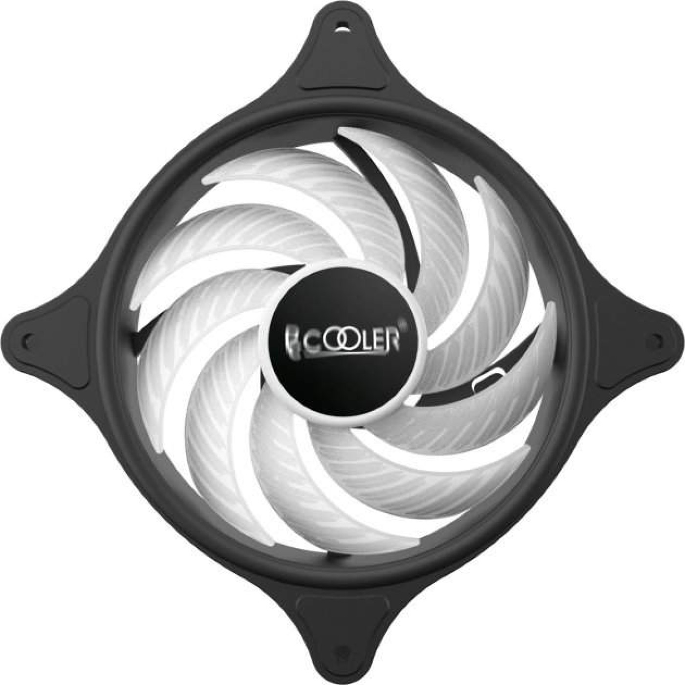 Вентилятор PcCooler Halo Dynamic Color Fan FX-120-3 Black (FX-120-3)