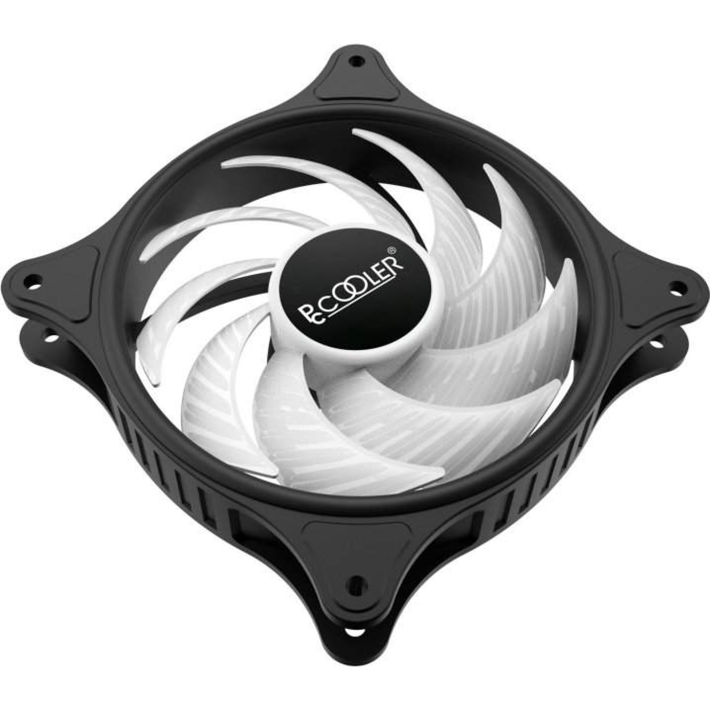 Вентилятор PcCooler Halo Dynamic Color Fan FX-120-3 Black (FX-120-3)