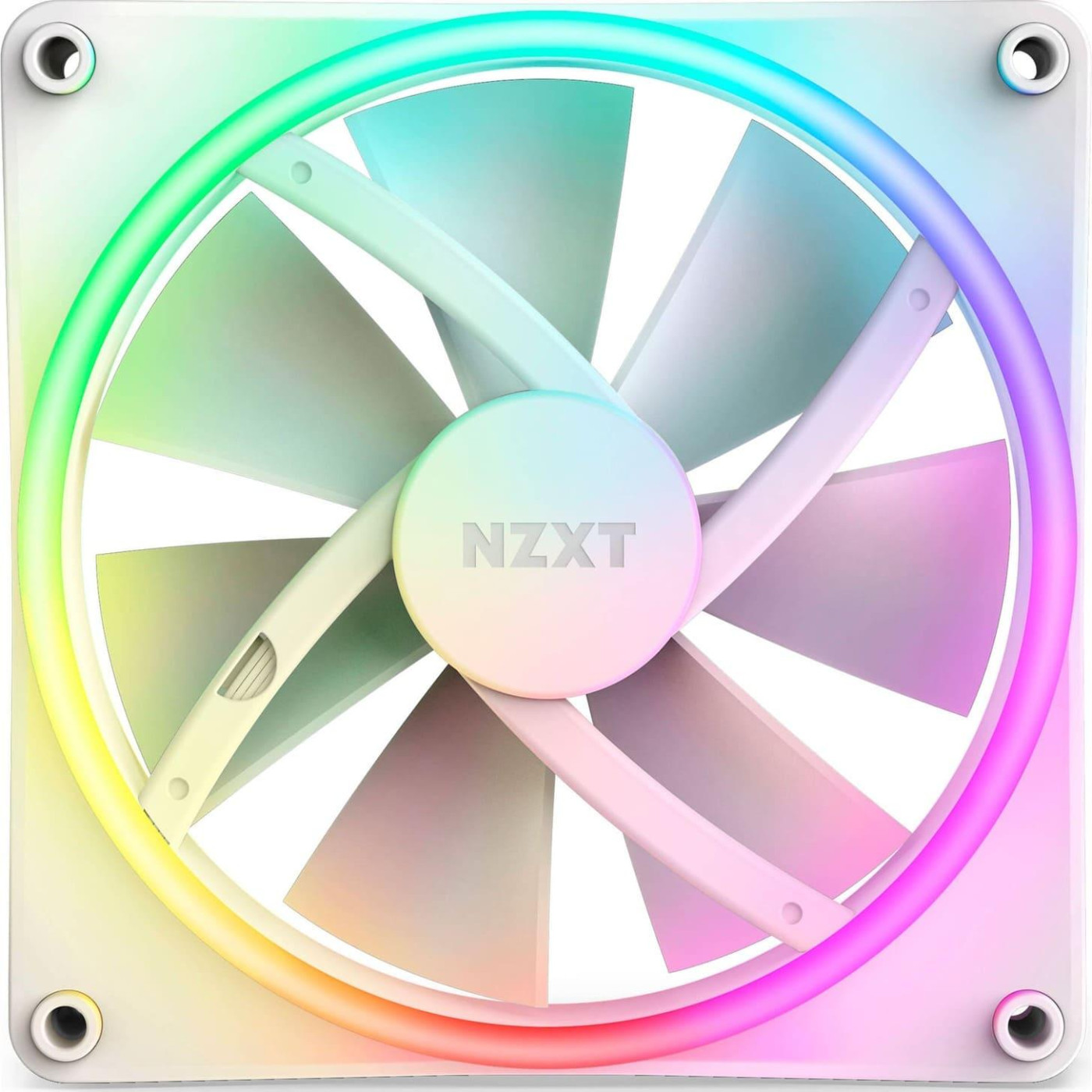 Вентилятор NZXT F140RGB Duo - 140mm Dual-sided RGB Fan - Single Pack (White) (RF-D14SF-W1)
