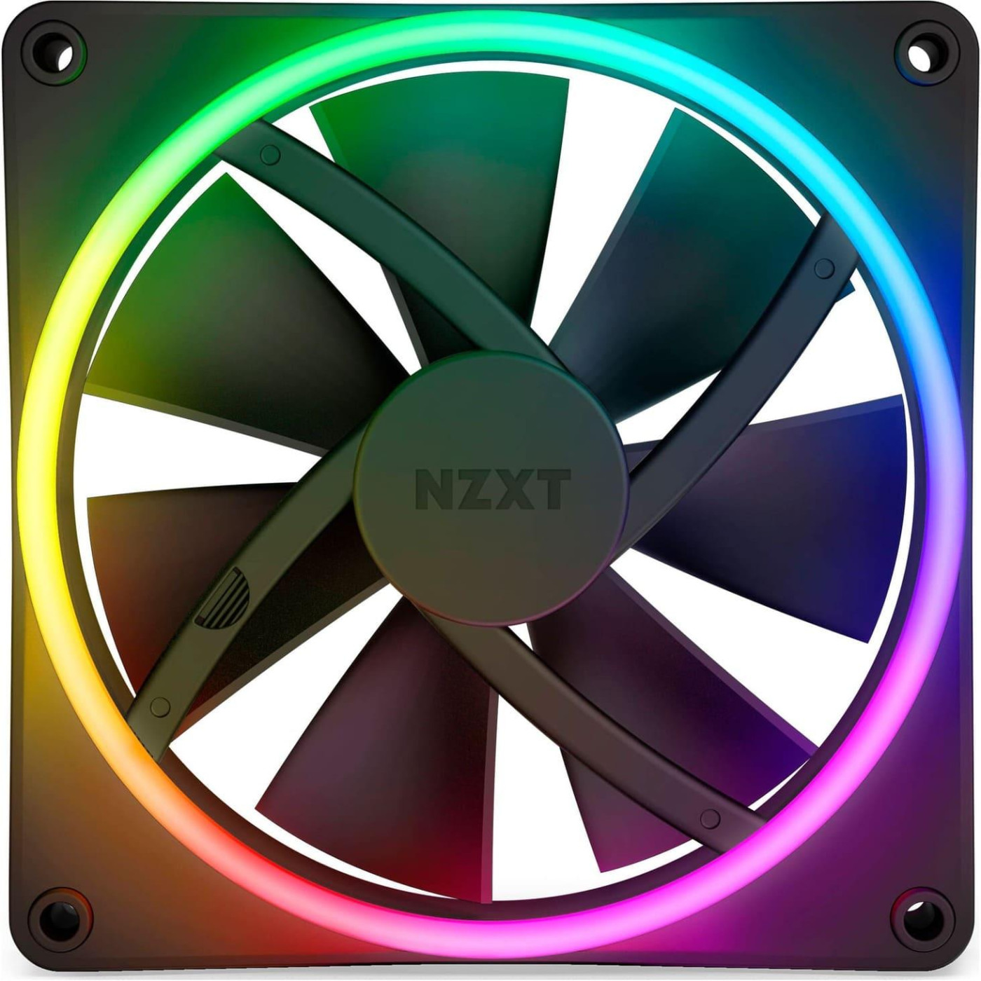Вентилятор NZXT NZXT, F140RGB Duo - 140mm Dual-sided RGB Fan - Twin Pack (Black) (RF-D14DF-B1)