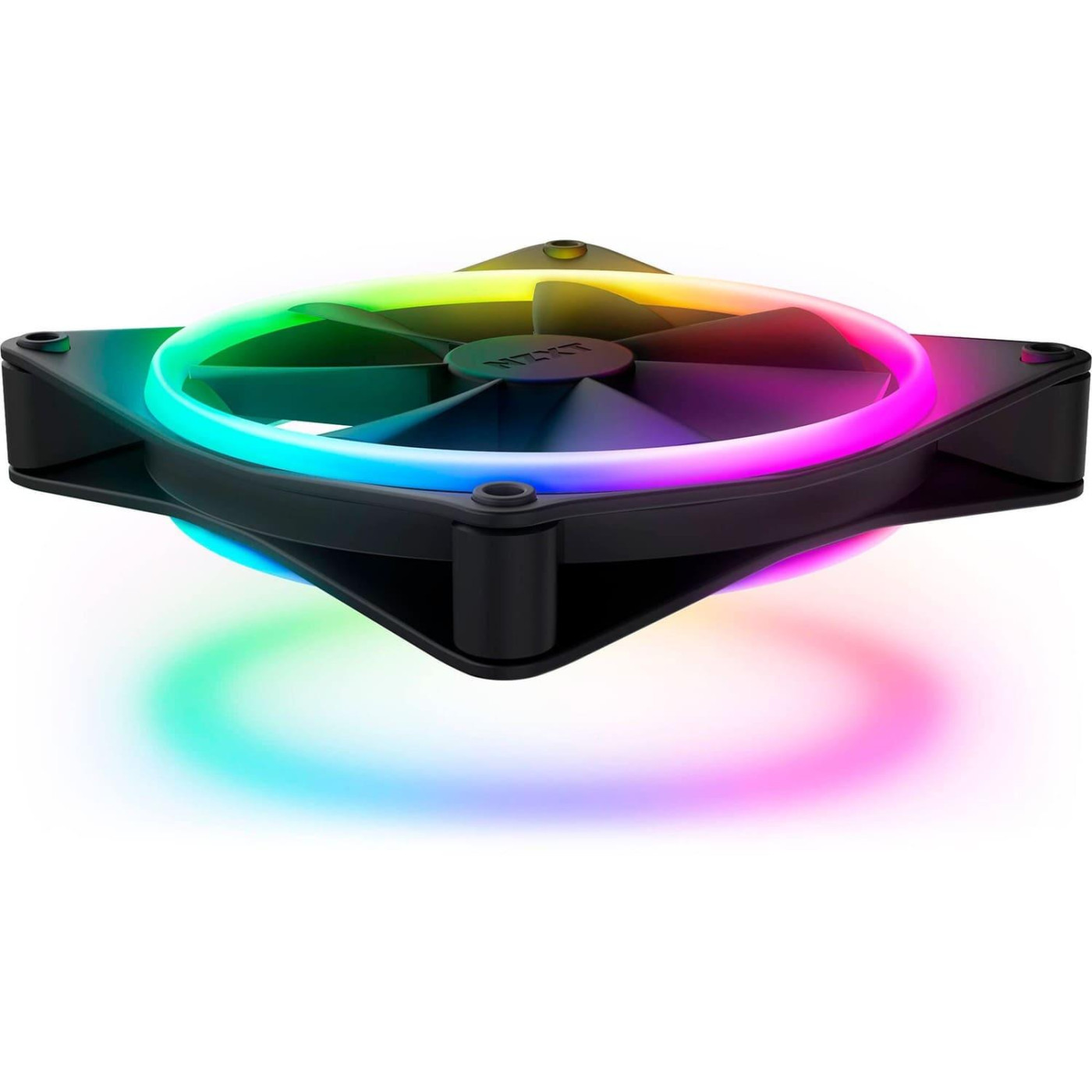 Вентилятор NZXT NZXT, F140RGB Duo - 140mm Dual-sided RGB Fan - Twin Pack (Black) (RF-D14DF-B1)