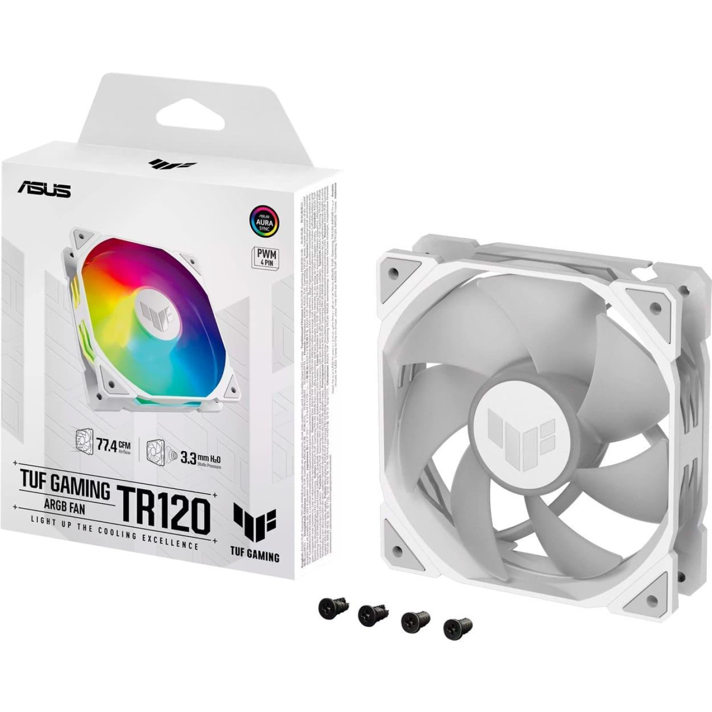 Вентилятор ASUS TUF Gaming 120мм TR120 ARGB White (90DA0093-B09000)
