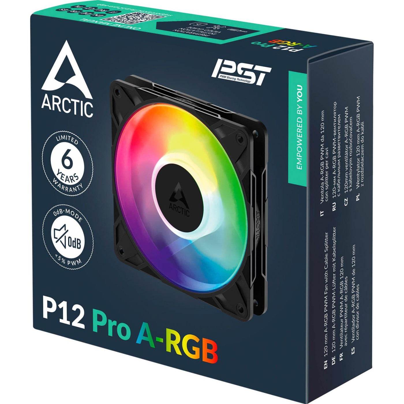 Вентилятор Arctic P12 Pro A-RGB (ACFAN00309A) Black