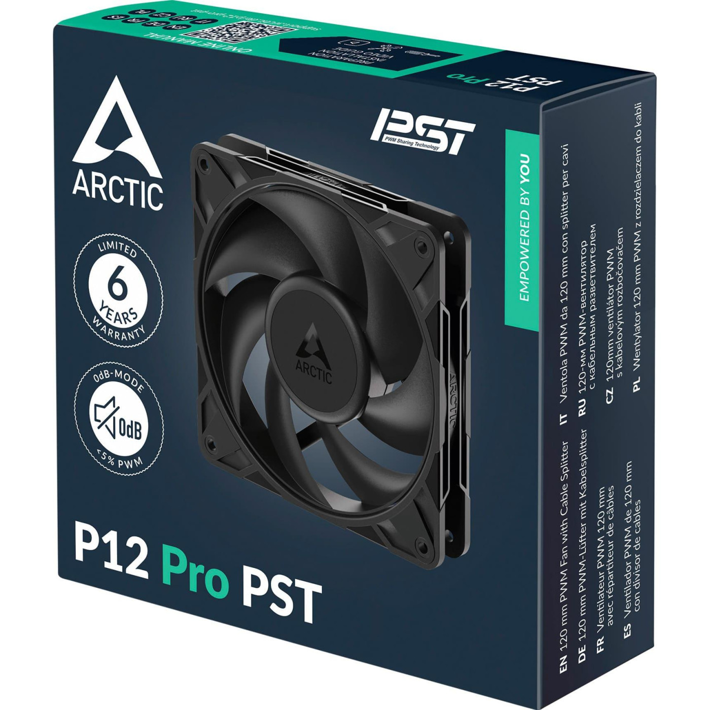 Вентилятор Arctic P12 Pro PST (ACFAN00306A) Black