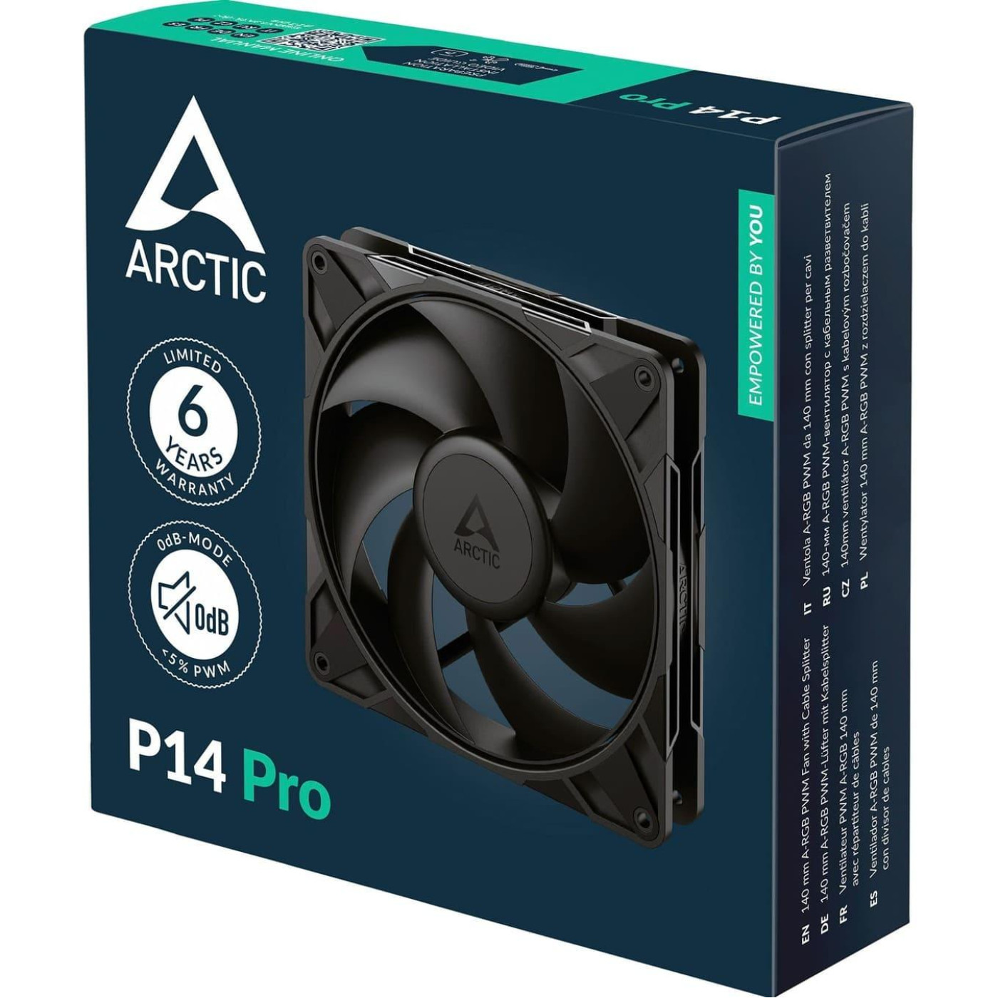 Вентилятор Arctic P14 Pro (ACFAN00313A) Black