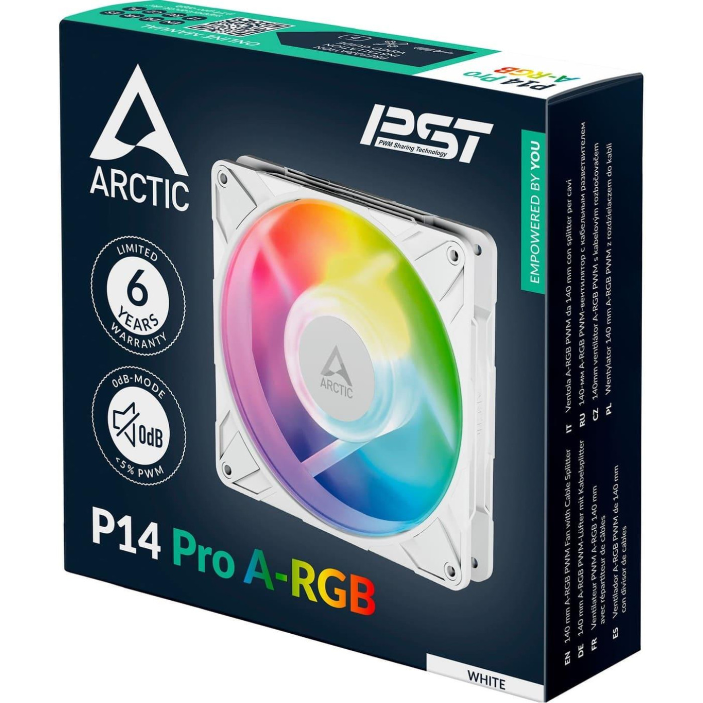 Вентилятор Arctic P14 Pro A-RGB (ACFAN00318A) White