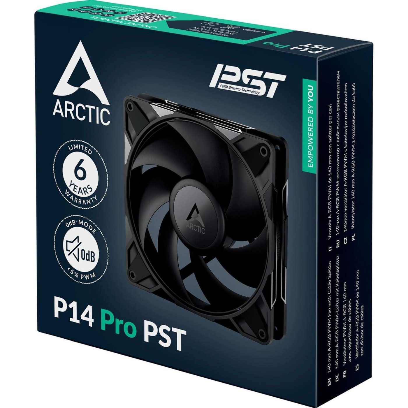 Вентилятор Arctic P14 Pro PST (ACFAN00314A) Black