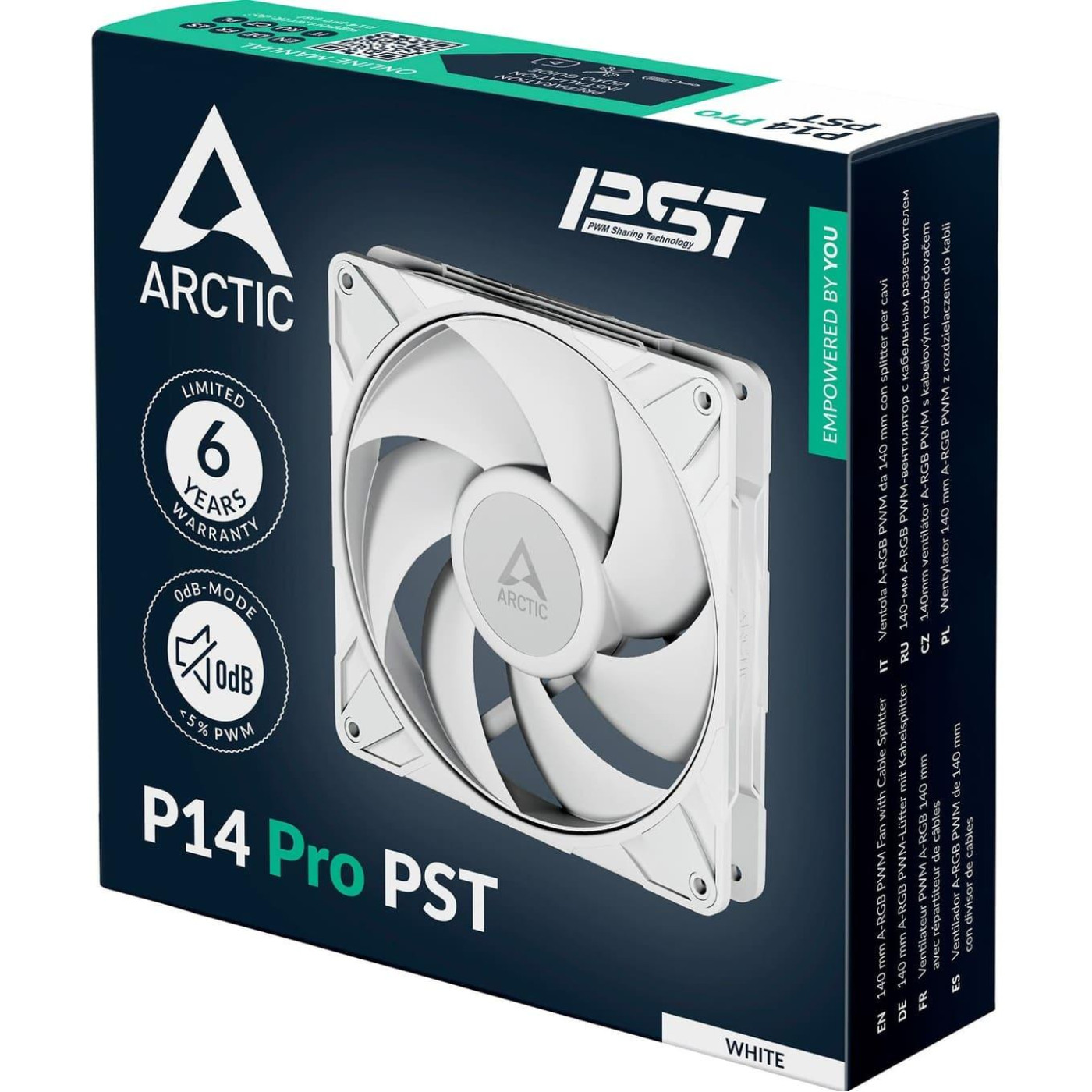 Вентилятор Arctic P14 Pro PST White (ACFAN00317A)