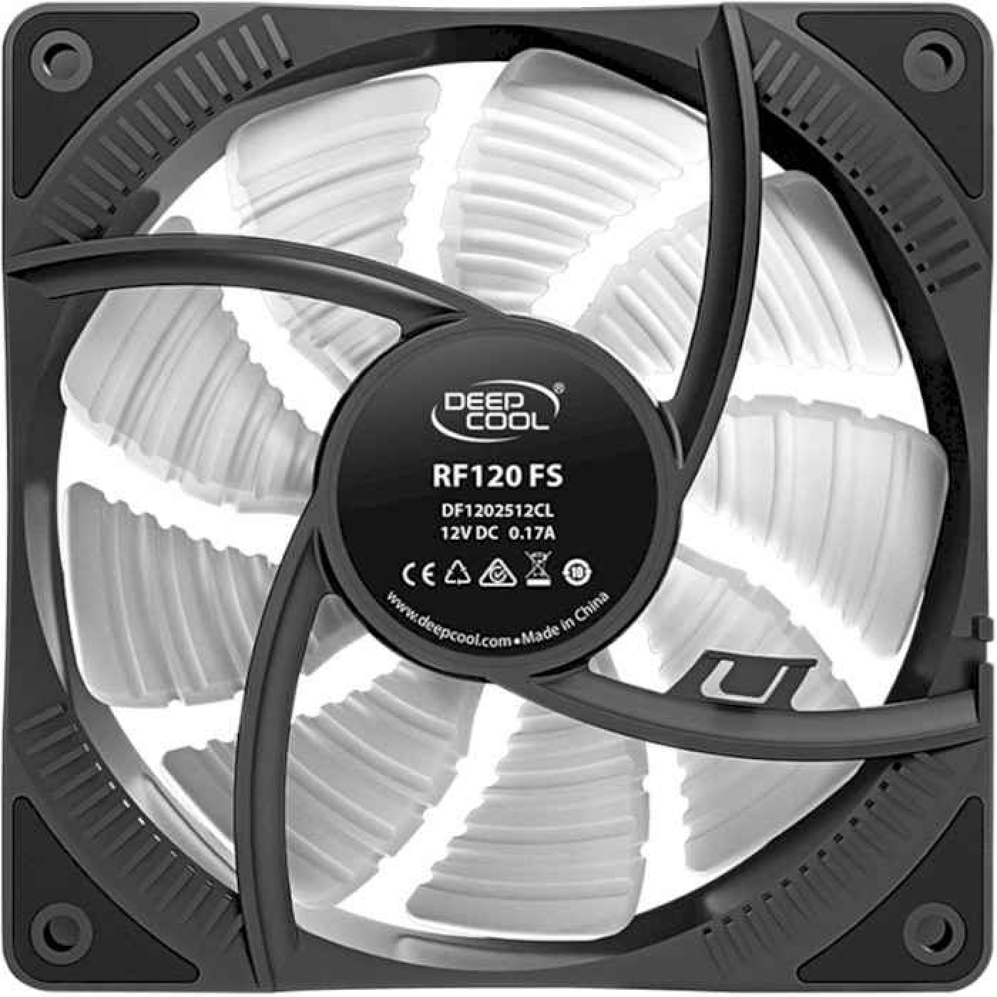 Вентилятор Deepcool RF120FS 120mm pwm 500-1500 RPM (DP-FLED3-RF120-FS)
