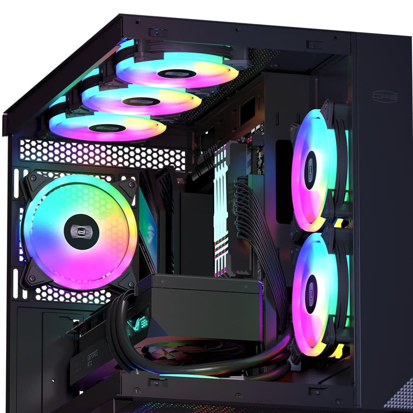 Вентилятор PcCooler F3 T120 120мм ARGB BK (F3 T120 ARGB BK)
