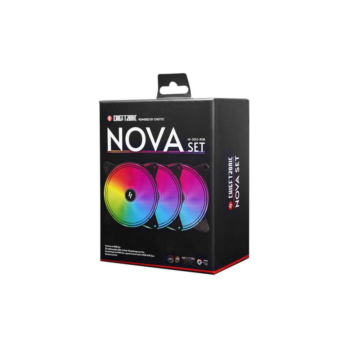 Вентилятор Chieftec Nova Set 3-Pack (NF-3012-RGB)