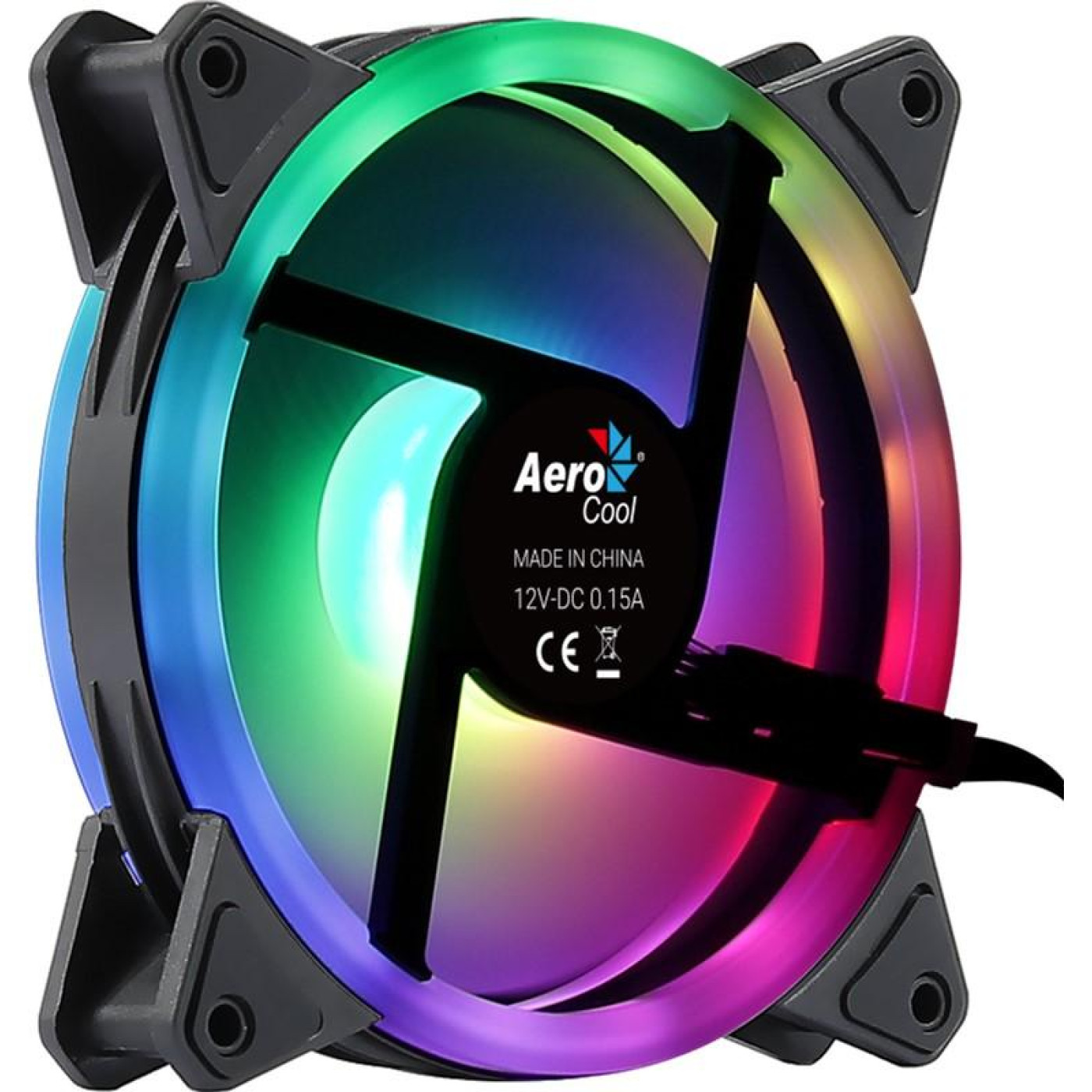 Вентилятор Aerocool Duo 12 ARGB, 120х120х25 мм, 6-pin (ACF3-DU10217.11)