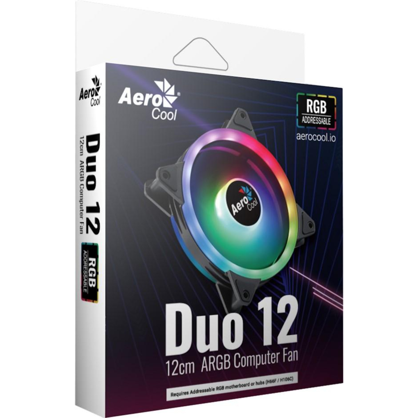 Вентилятор Aerocool Duo 12 ARGB, 120х120х25 мм, 6-pin (ACF3-DU10217.11)