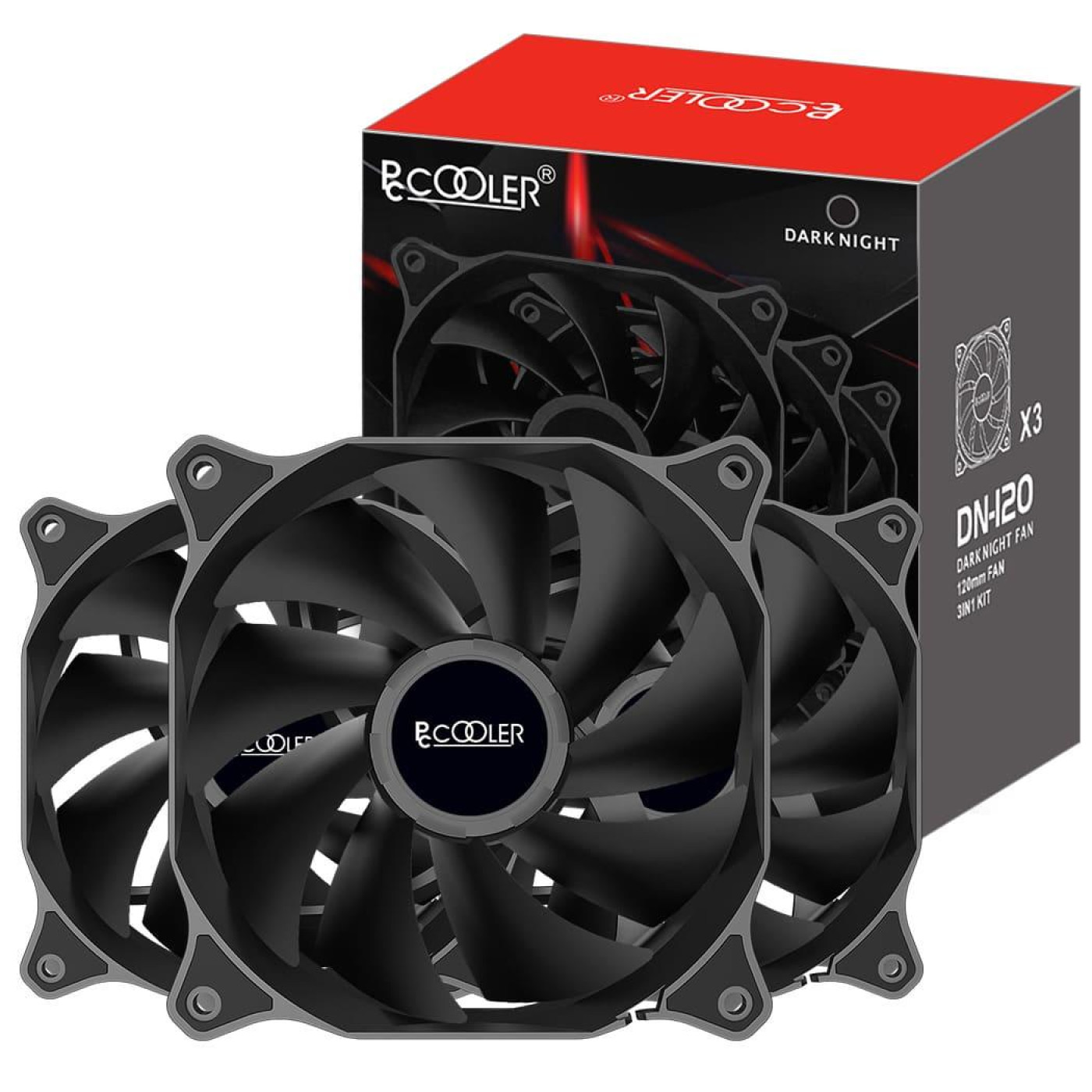 Комплект вентиляторів PcCooler PC COOLER DN 120 3 in 1 (DN 120 3 in 1)