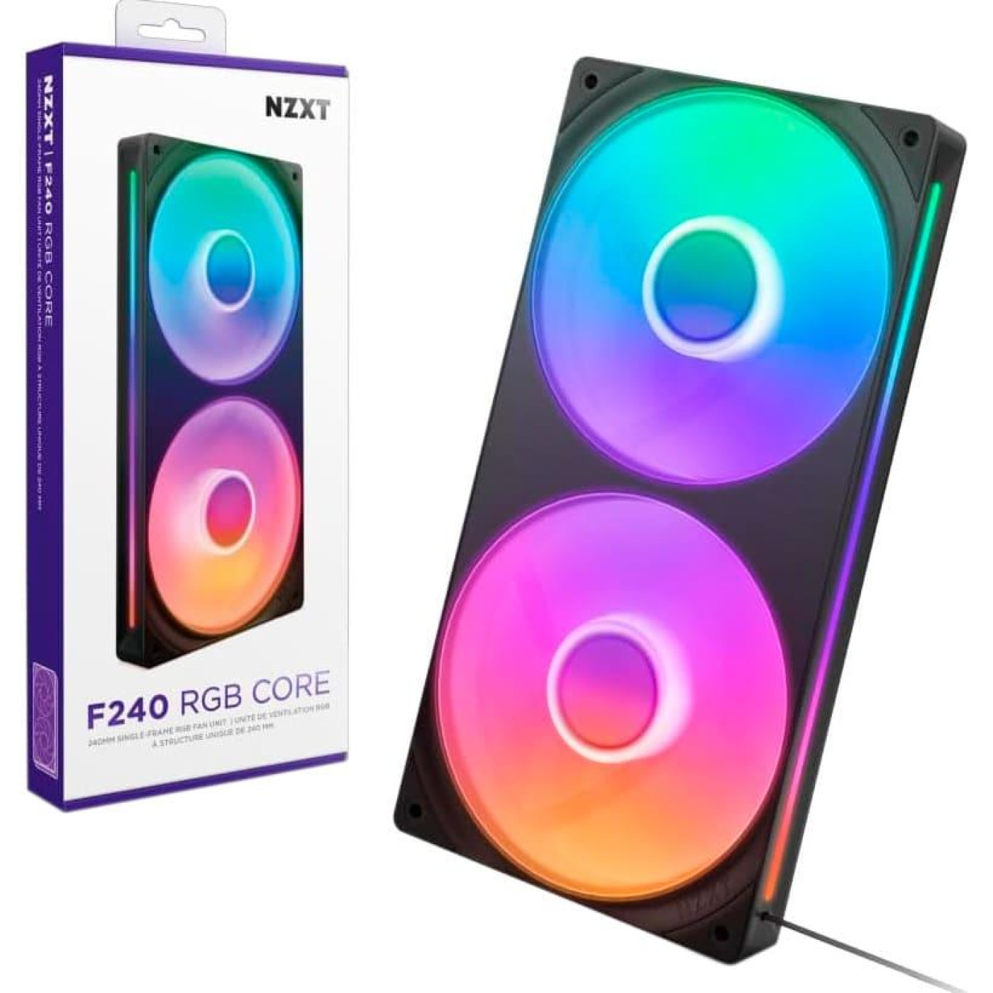 Вентилятор NZXT F240 RGB Core Black (RF-U24HF-B1)