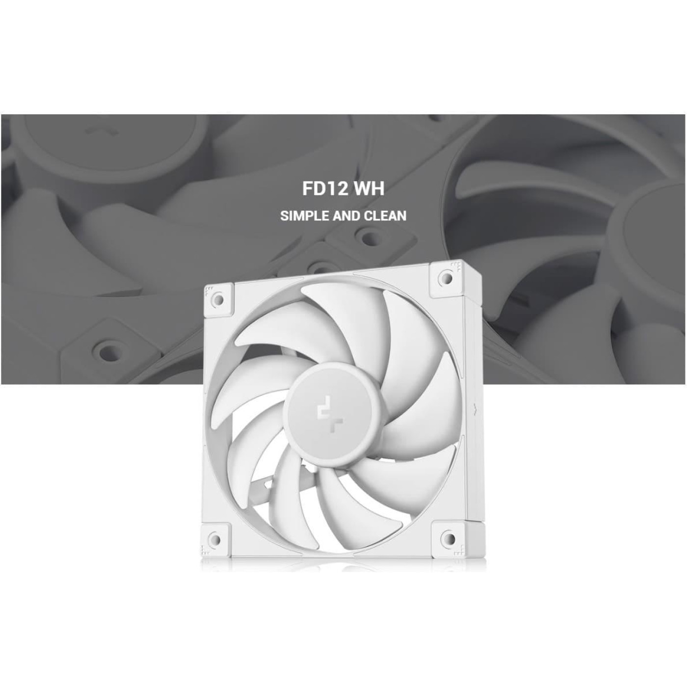 Вентилятор Deepcool FD12 WH (R-FD12-WHNPN1-G)