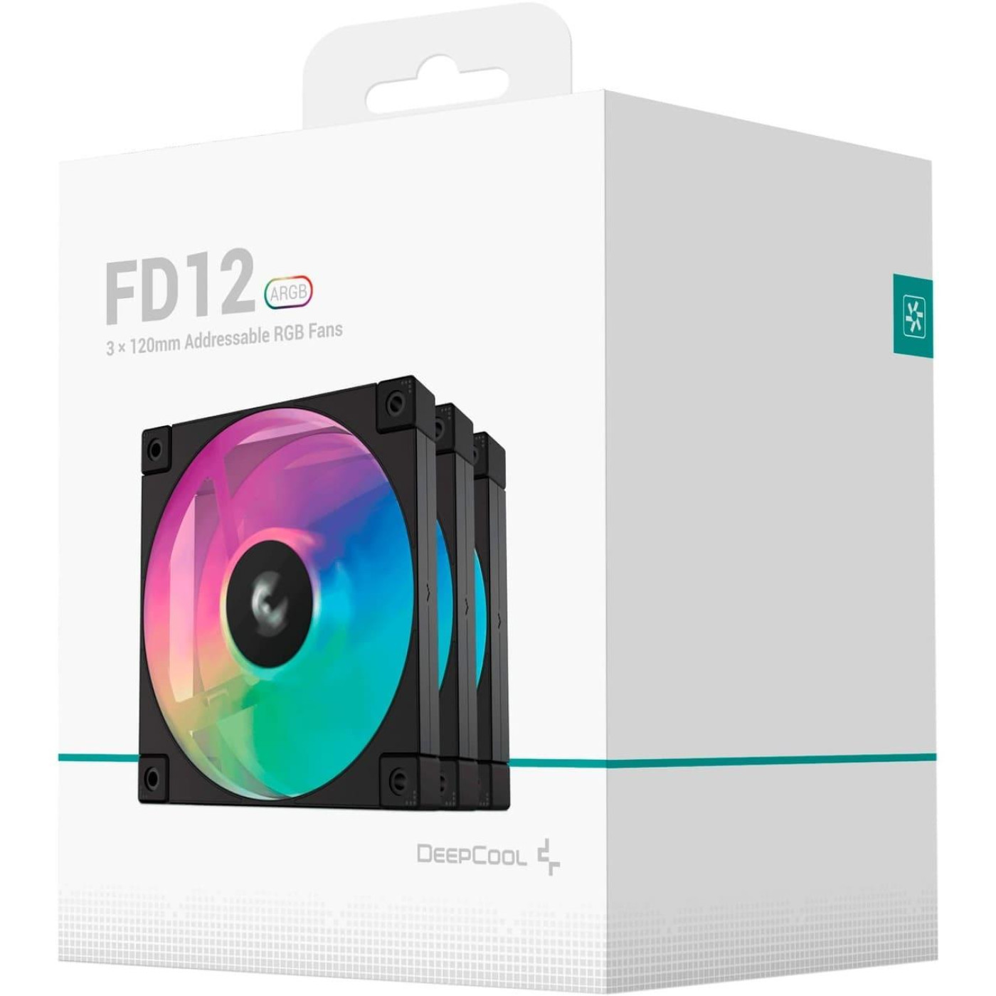 Комплект вентиляторів Deepcool FD12 ARGB 3 in 1 Black (R-FD12-BKAPN3-G)