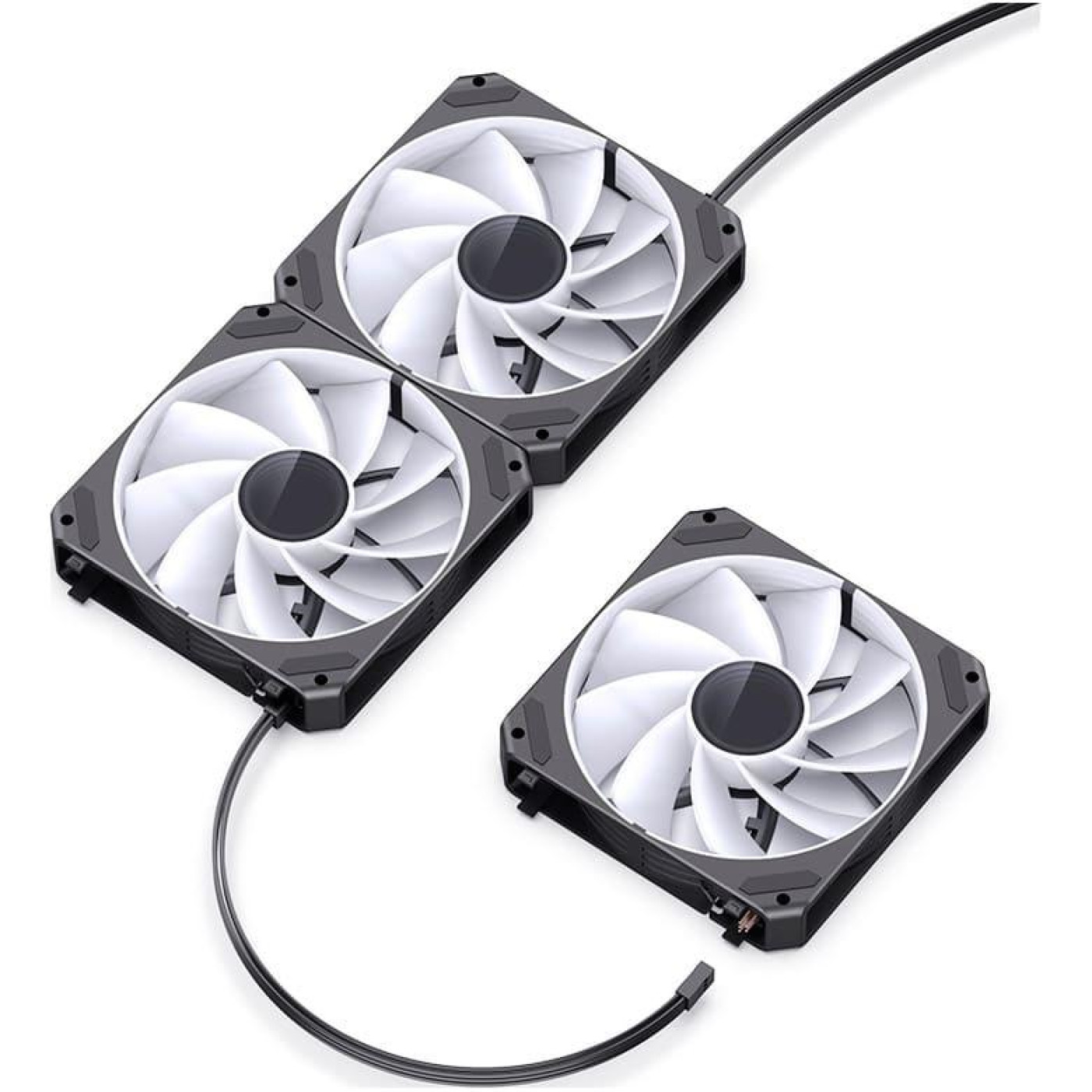 Вентилятор Jonsbo ZG-120BR (3in1) Black (120mm, 500-1500RPM, 36.8dB, 4pin) (ZG-120BR Black)