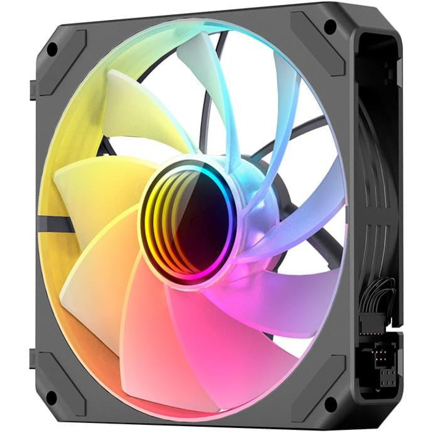 Вентилятор Jonsbo ZG-120BR (3in1) Black (120mm, 500-1500RPM, 36.8dB, 4pin) (ZG-120BR Black)