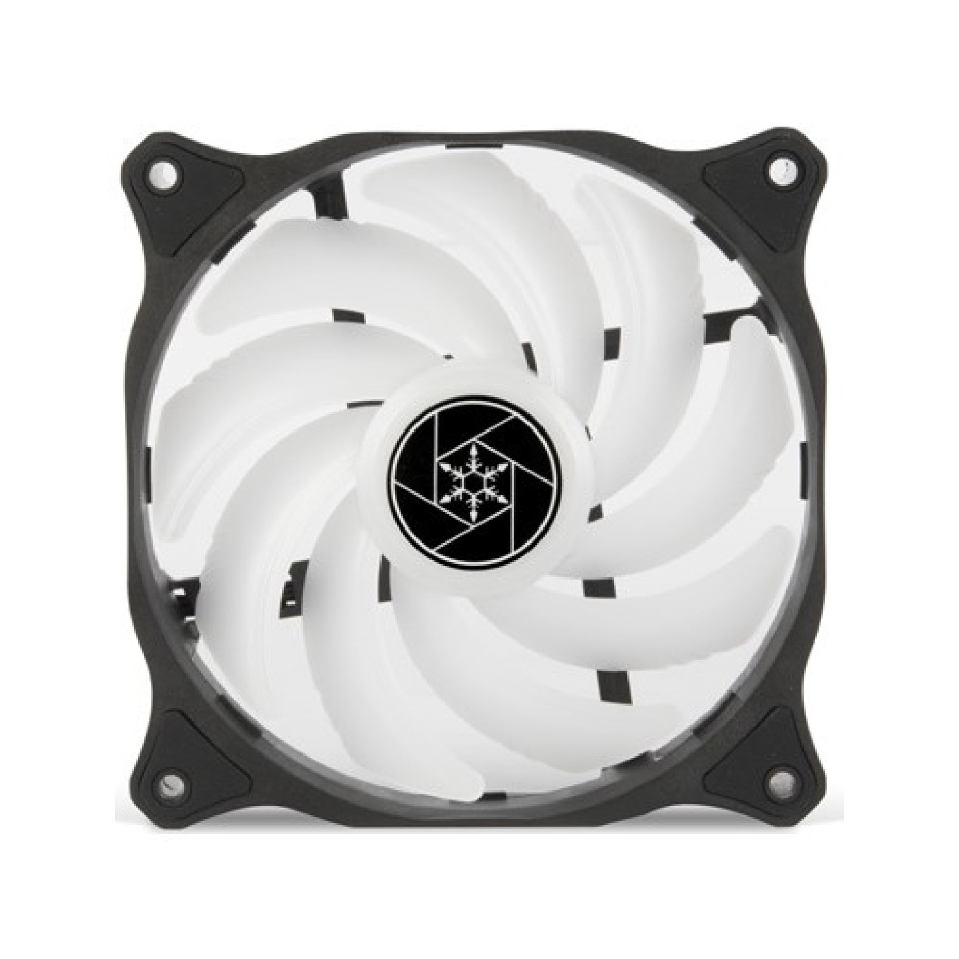 Вентилятор SilverStone Air Blazer AB120R-ARGB 120мм, ARGB, напівпрозорі лопасті, чорна ра (SST-AB120R-ARGB)