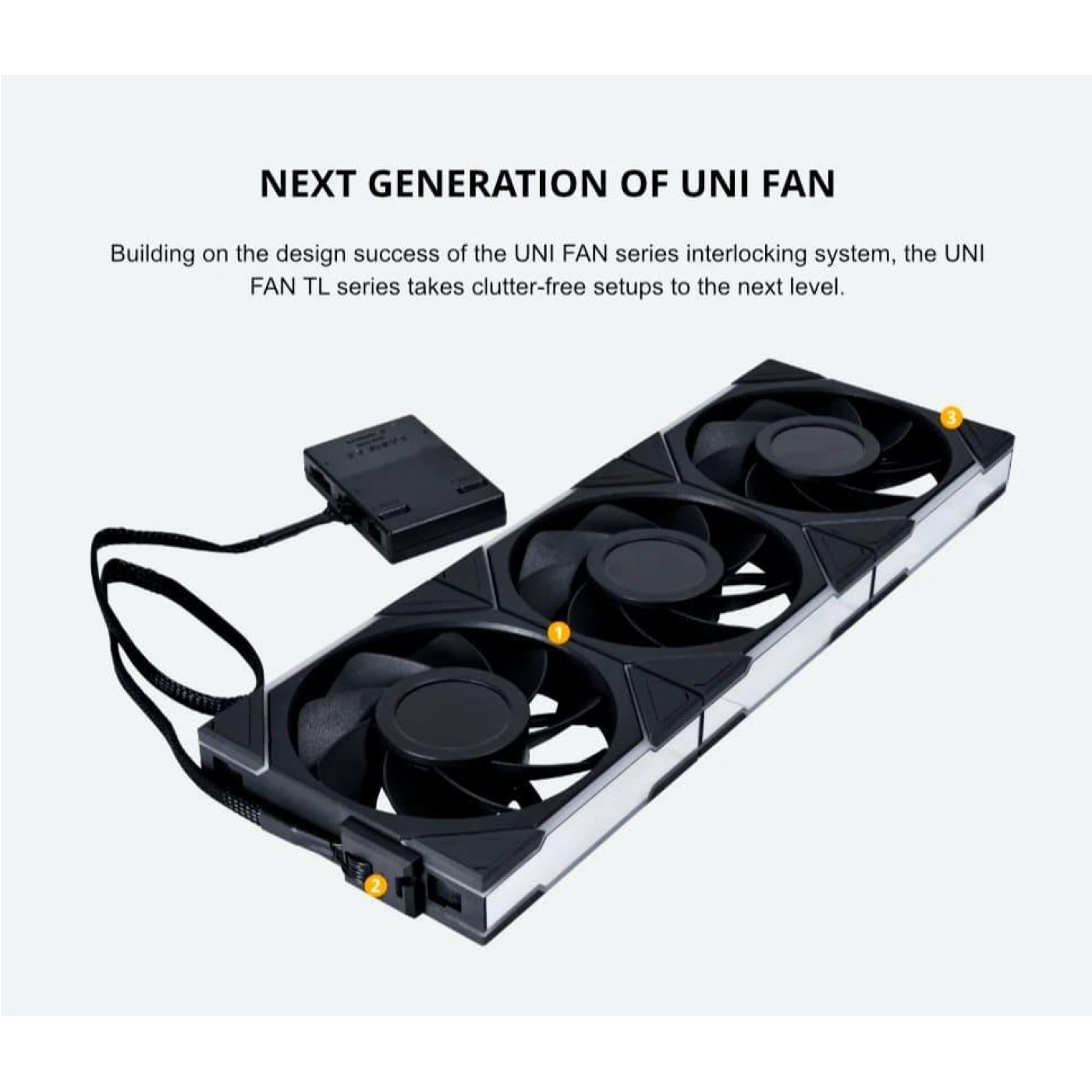 Вентилятор Lian Li TL LCD 120-1, Black Cooler (G99.12TLLCD1B.00) Б/в