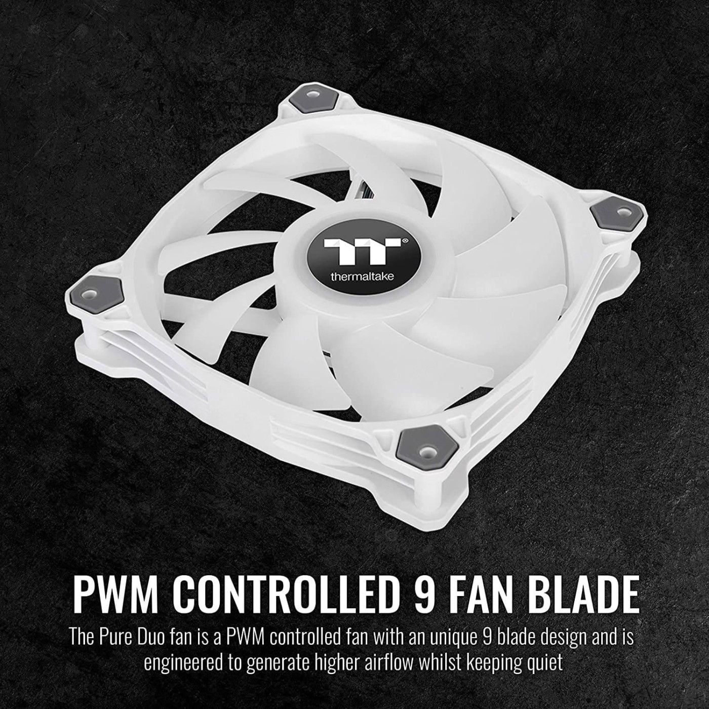 Вентилятор Thermaltake Pure Duo 12 ARGB Sync Radiator Fan 2-Fan Pack White (CL-F097-PL12SW-A)