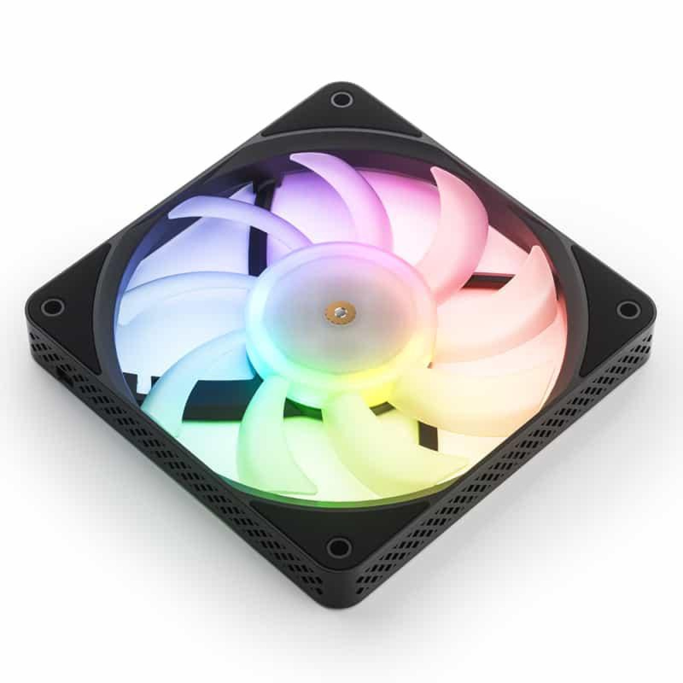 Вентилятор Jonsbo HF1215 Black RGB (120mm, 700-1800RPM, 29.7dB, 4pin+LED 3pin) (HF1215 Black RGB)