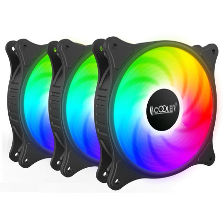 Вентилятор PcCooler FX 120 ARGB BK 3in1, чорний (FX 120 ARGB BK 3in1)