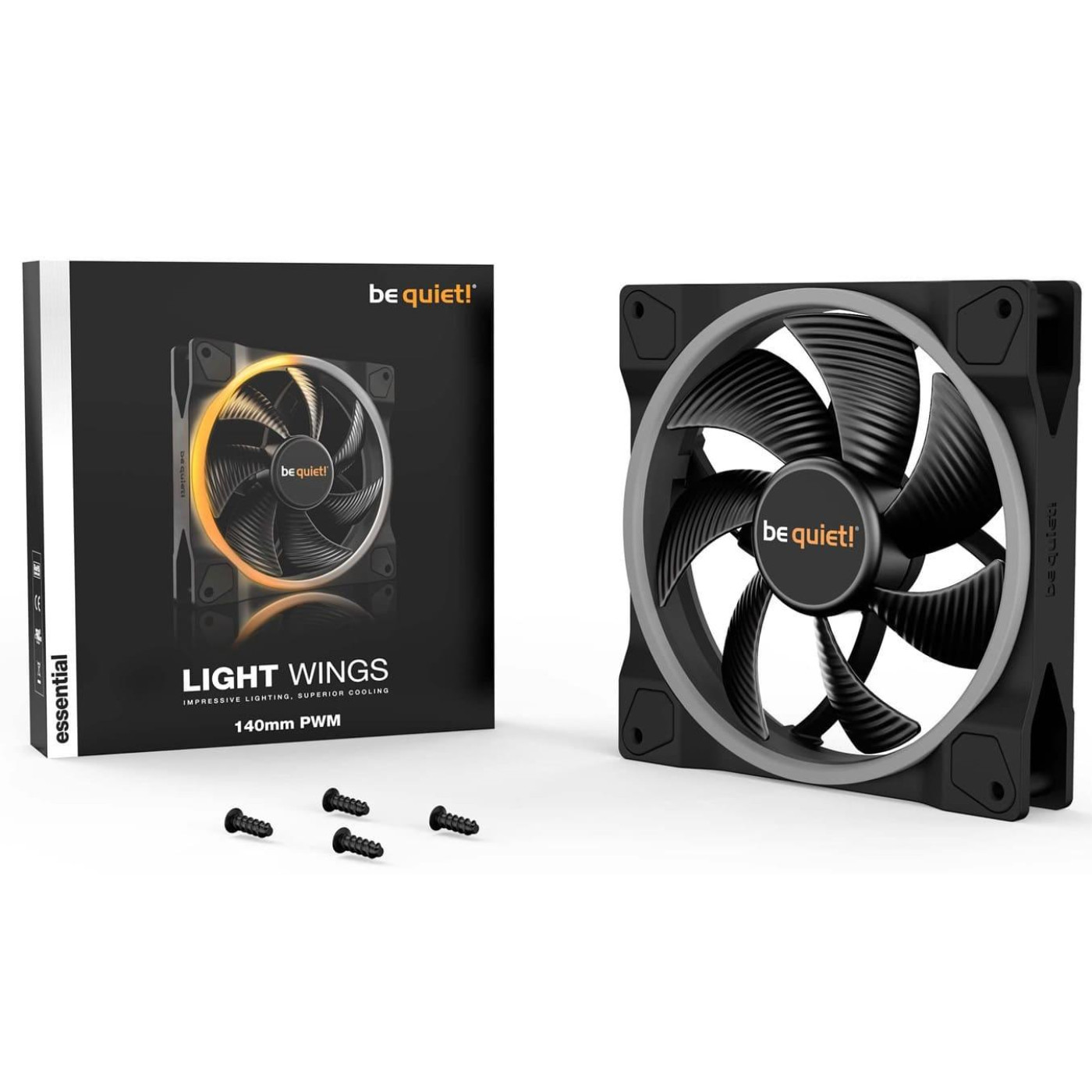 Вентилятор Be quiet! LIGHT WINGS 140mm PWM (BL074)