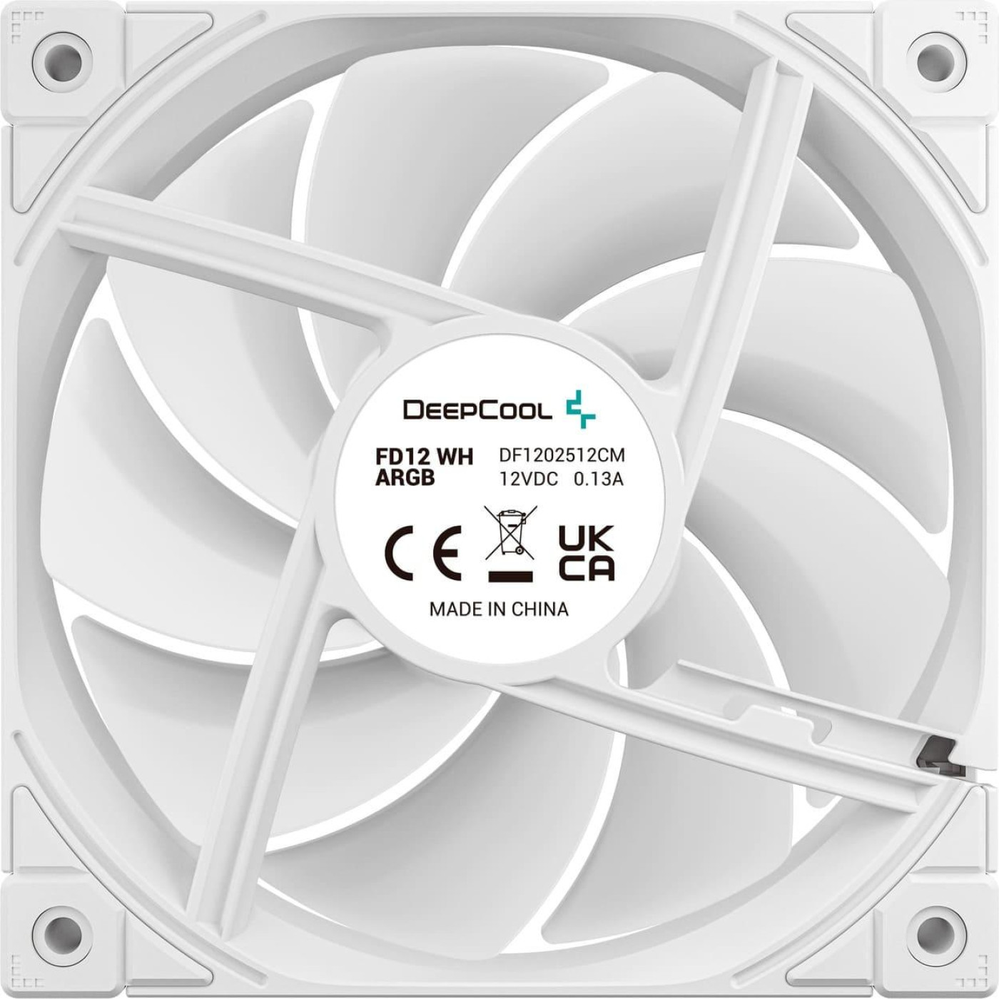 Вентилятор Deepcool FD12 ARGB WH (R-FD12-WHAPN1-G)